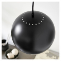 FRANDSEN Ball závesná lampa, Ø 25 cm, čierna matná