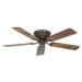 Stropný ventilátor Classic Flat III bronz Ø 132 cm