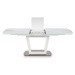 HALMAR Blanco rozkladací jedálenský stôl biely mramor / biela