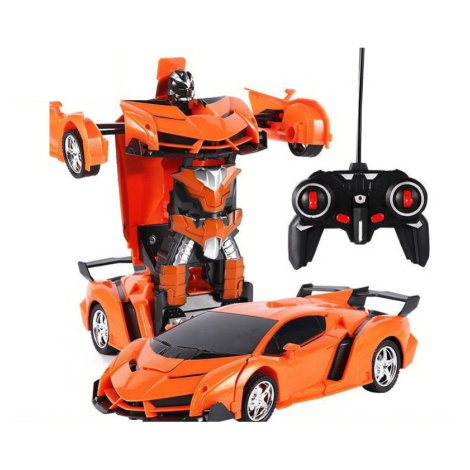 mamido Auto Robot Transformers 2v1 na diaľkové ovládanie RC oranžová červená