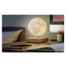 Stolová levitujúca lampa v tvare mesiaca Gingko Moon Walnut