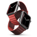 UNIQ Revix obojstranný remienok pre Apple Watch 41/40/38mm Burgundy (gaštanový/koralový)