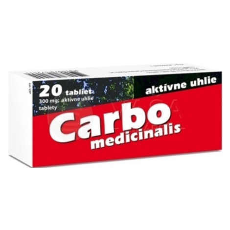 CARBO Medicinalis 300 mg 20 tabliet