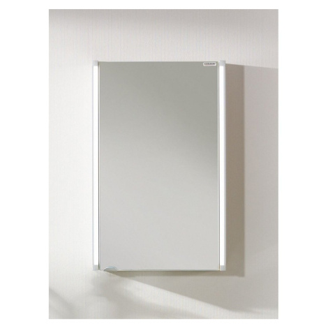 Zrkadlová skrinka s osvetlením Fackelmann 42,5x67 cm lamino biela SIKONF82951