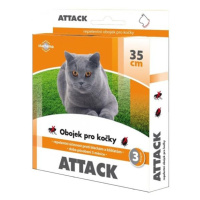 Antiparazitný obojok pre mačky STACHEMA Attack 35cm