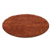 Kusový koberec Life Shaggy 1500 terra kruh Rozmery koberca: 160x160 kruh