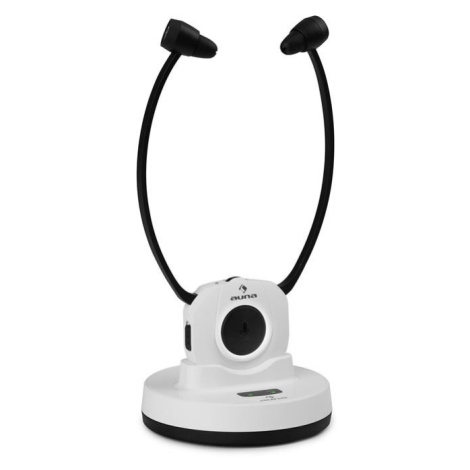 Auna Stereoskop, bezdrôtové slúchadlá so stetoskopickou konštrukciou, do uší, 20 m, 2,4 GHz, TV/