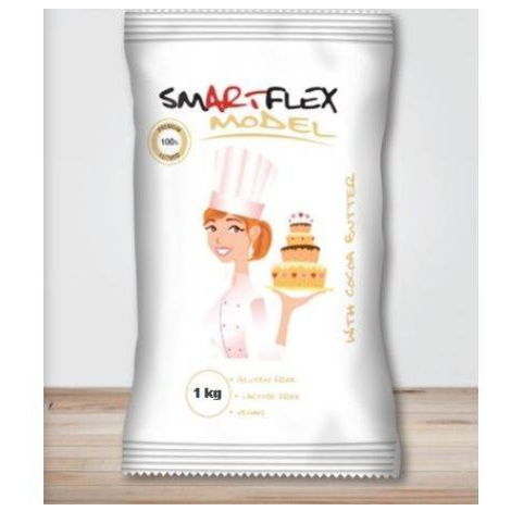 Smartflex Model s kakaovým maslom 1 kg vo vrecku (modelovacia hmota na torty) 0124 dortis - Smar