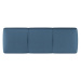 Modrá podrúčka k modulárnej pohovke Rome - Cosmopolitan Design