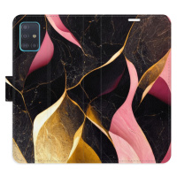 Flipové puzdro iSaprio - Gold Pink Marble 02 - Samsung Galaxy A51