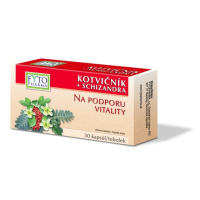 Fyto Kotvičník + Schizandra na podporu vitality 30 kapsúl