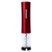 TEMPO-KONDELA SAKARO TYP 2, elektrický otvárač na víno s LED osvetlením, červená