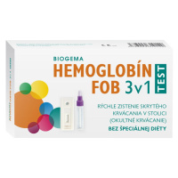 BIOGEMA Hemoglobín test 3v1 na okultné krvácanie 3 ks