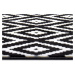 Kusový koberec Hamla 105477 Black Cream Rozmery kobercov: 80x150