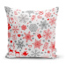 Súprava 4 vianočných obliečok na vankúš a behúň na stôl Minimalist Cushion Covers Snowflakes