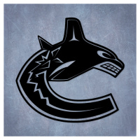 Hokejové logo na stenu - Vancouver Canucks