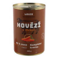 Konzerva LOUIE hovädzie s mrkvou, vitamínmi a minerálmi 400g