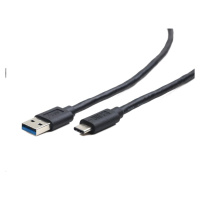 Kabel CABLEXPERT CCP-USB3-AMCM-1M USB 3.0 AM na Type-C kabel (AM/CM), 1m, černý