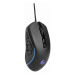 GEMBIRD myš RAGNAR RX500, podsvícená, 6 tlačítek, černá, 7200DPI,  USB