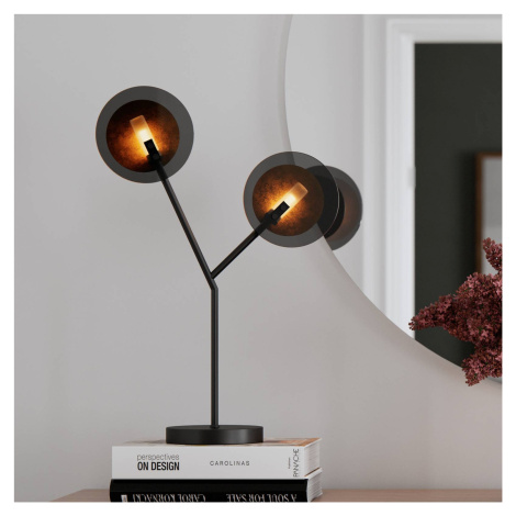 By Rydéns Turno stolová lampa, čierna, 2-plameňová