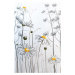 Textilný záves 180/200 W08441 Flower daisy