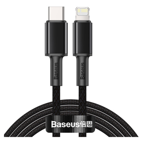 Dátový kábel High Density PD USB-C - Lightning 2,0 m 20W čierny BASEUS