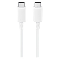 Nabíjací a dátový kábel USB Type-C, USB Type-C, 100 cm, rýchle nabíjanie, Samsung, biely, továre