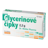 Dr.Müller Glycerinové čípky 2,2 g 12 ks