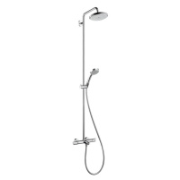 Hansgrohe Croma 220, sprchový set Showerpipe s termostatom, 220 mm, 1 prúd, chrómová, HAN-272230