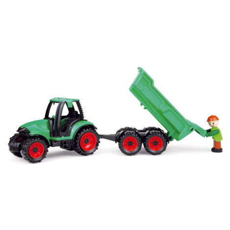 Traktor s vlečkou plast 32 cm s figúrkou Lena