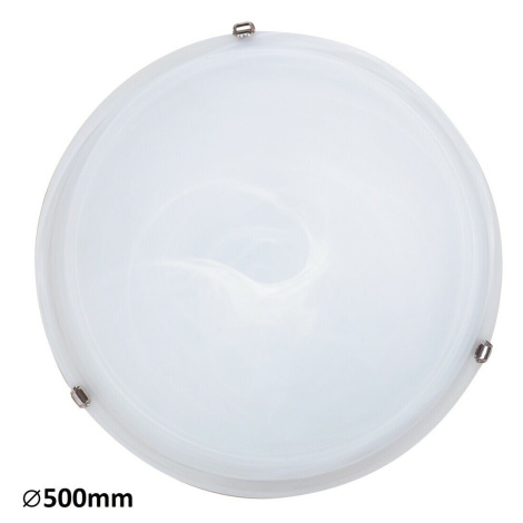 svietidlo stropnica 3x40W E27 D50  Alabastro biela opál / chróm 1415 (RABALUX)
