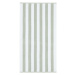 Biely/sivý bavlnený uterák 50x85 cm Stripe Jacquard – Bianca
