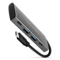 AXAGON HMC-4G2, USB 3.rozbočovač 2 Gen 2 10 Gb/s, 2x USB-A, 2x USB-C, 13 cm kábel USB-C