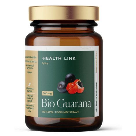 HEALTH LINK Guarana 500 mg BIO 120 kapsúl