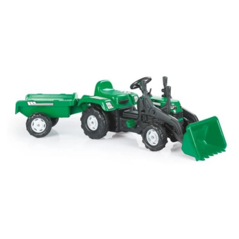 Dolu Šliapací traktor Ranchero s vlečkou a nakladačom