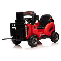 mamido  Detský elektrický vysokozdvižný vozík WH101 červený