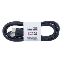 Kábel USB-C na USB, 1m, čierna