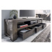 LuxD Dizajnový TV stolík Thunder 170 cm, sivé mango