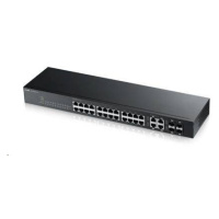 Zyxel GS1920-24V2 28-portový gigabitový WebManaged Switch, 24x gigabitový RJ45, 4x gigabitový RJ