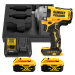 DEWALT 18V XR 1/2” Aku rázový uťahovák s poistným krúžkom, 2x 5,0 Ah DCF891P2G-QW