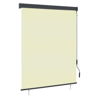 vidaXL Vonkajšia zatemňovacia roleta 140x250 cm krémová