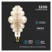 Žiarovka LED Filament E27 8W, 2000K, 500lm, stmievateľná, S200 VT-2188D (V-TAC)