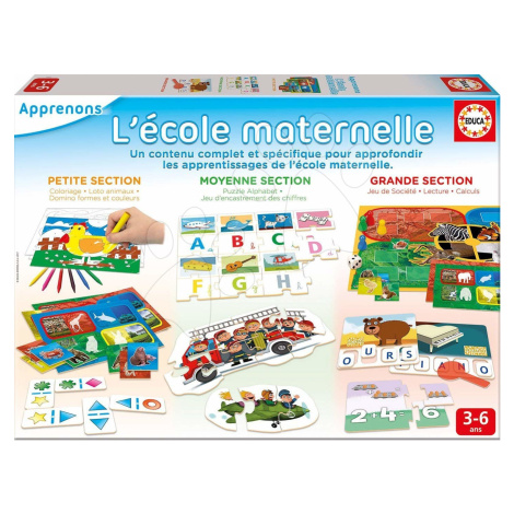 Educa náučné hry Kit L´Ecole Maternell 17064