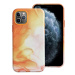 Plastové puzdro na Apple iPhone 11 Pro Leather Mag PU Splash oranžové