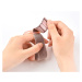 Apple AirTag Silikónové puzdro + textilný remienok, nylon, nastaviteľný, remienok na zápästie, T