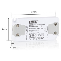 AcTEC Slim LED budič CC 500mA, 6 W