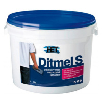 DITMEL S - Stierkový tmel pre plošné nanášanie biely 1,5 kg