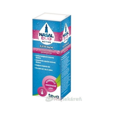 Nasal duo active 0,5/50 mg/ml aer.nao.1 x 10 ml/90 dávok