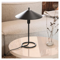 Ferm LIVING Stolná lampa Filo, čierna, okrúhla, železo, 43 cm