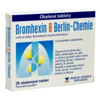 Bromhexin 8 Berlin-Chemie tbl.obd.25 x 8 mg